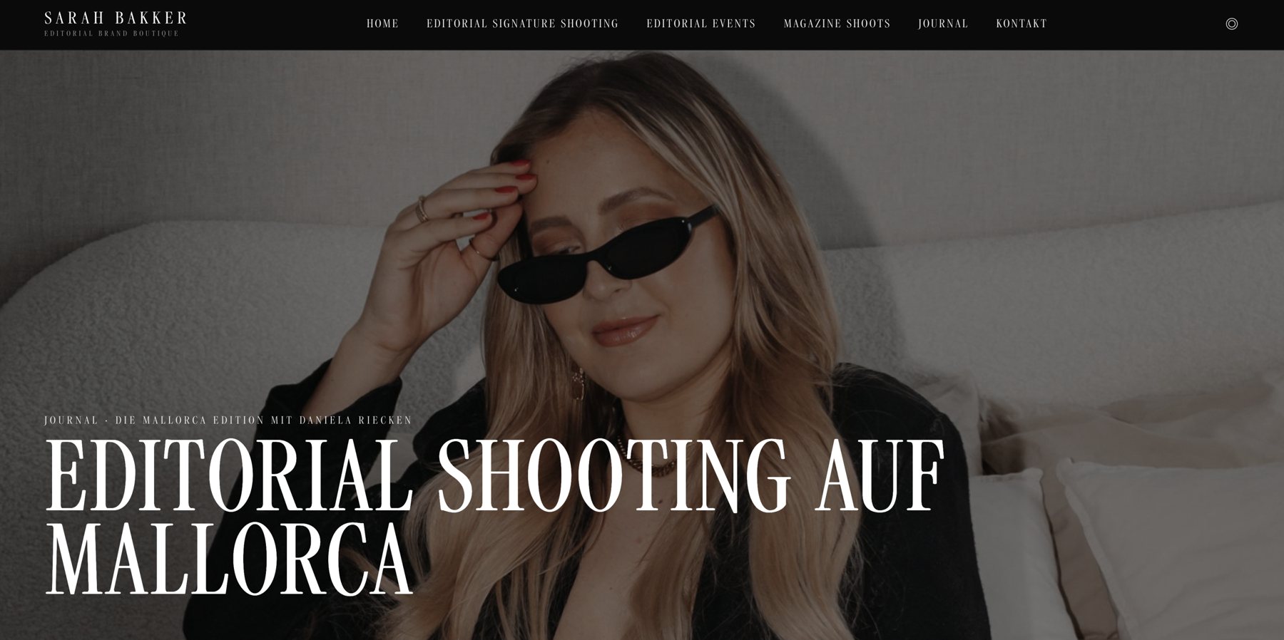 Angebotsseite einer in 48 Stunden gebauten Website