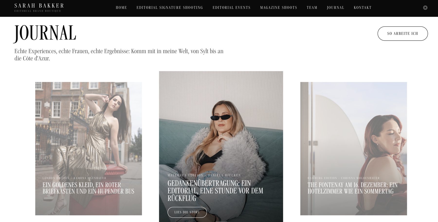 Umgebaute Website aus dem 48h Programm