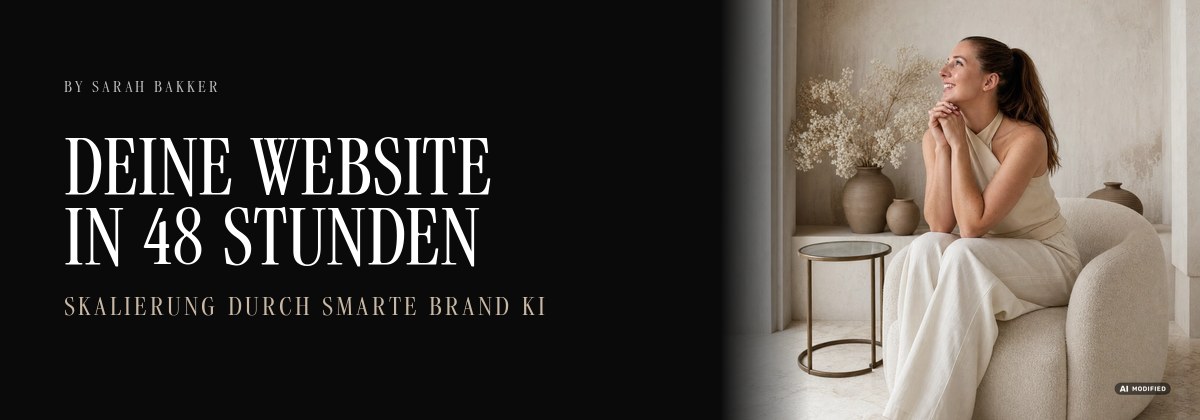 Website in 48 hours · editorially designed and optimised for AI search