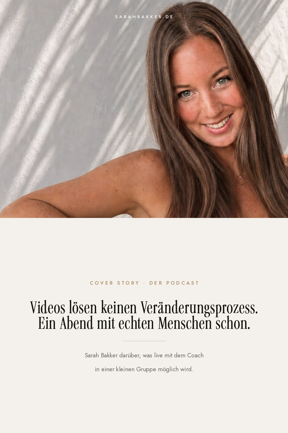 Videos l&ouml;sen keinen Ver&auml;nderungsprozess, ein Abend mit echten Menschen schon. Grafik von Sarah Bakker