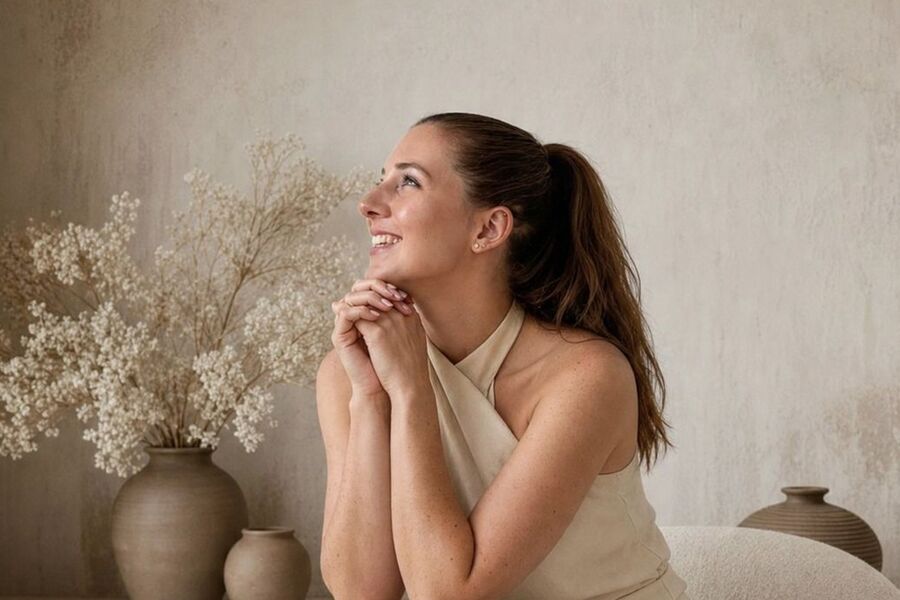 Sarah Bakker, Portrait in warmem Licht