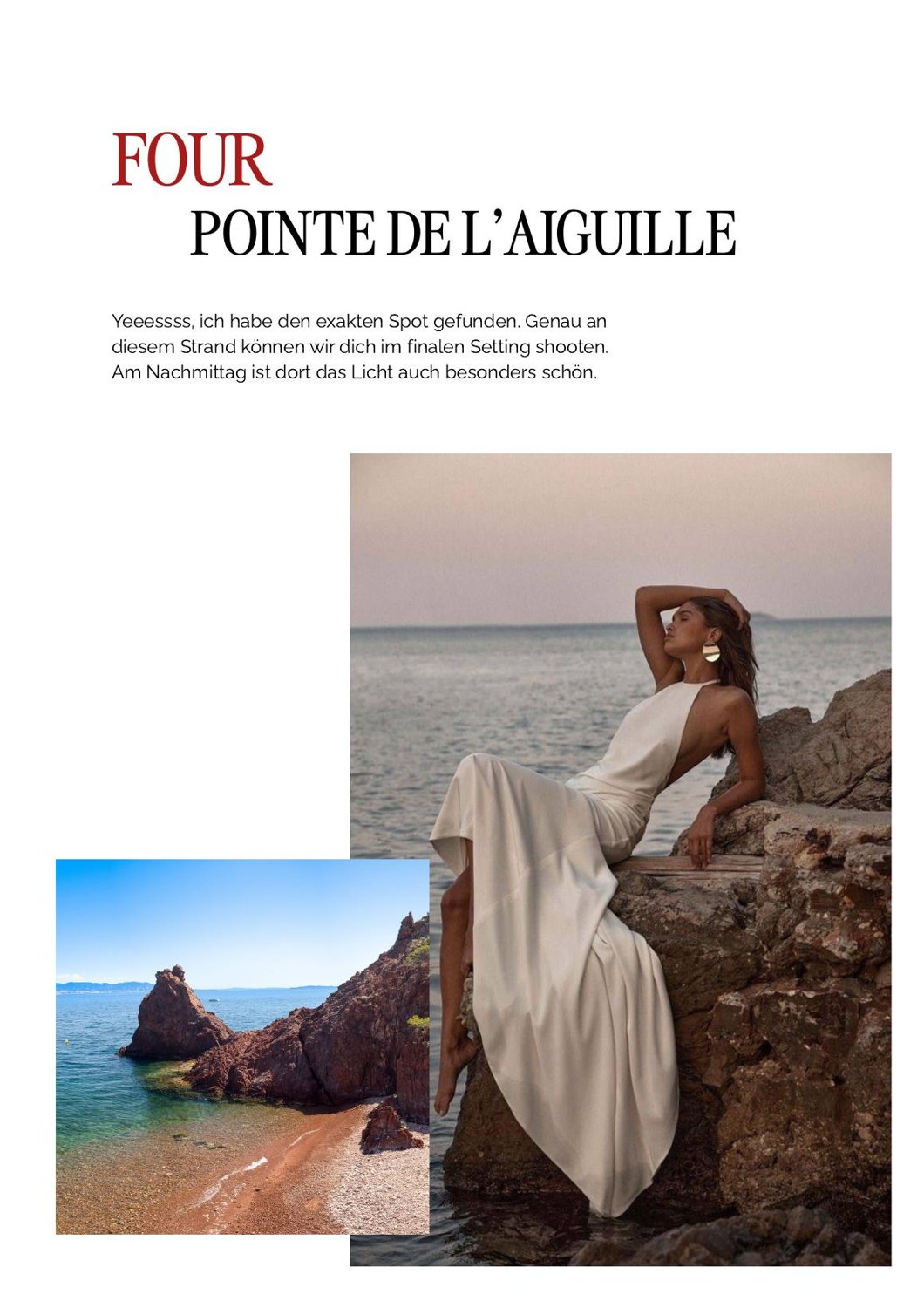 Lookbook Côte d'Azur · Kapitel vier: die Pointe de l'Aiguille zum Sonnenuntergang