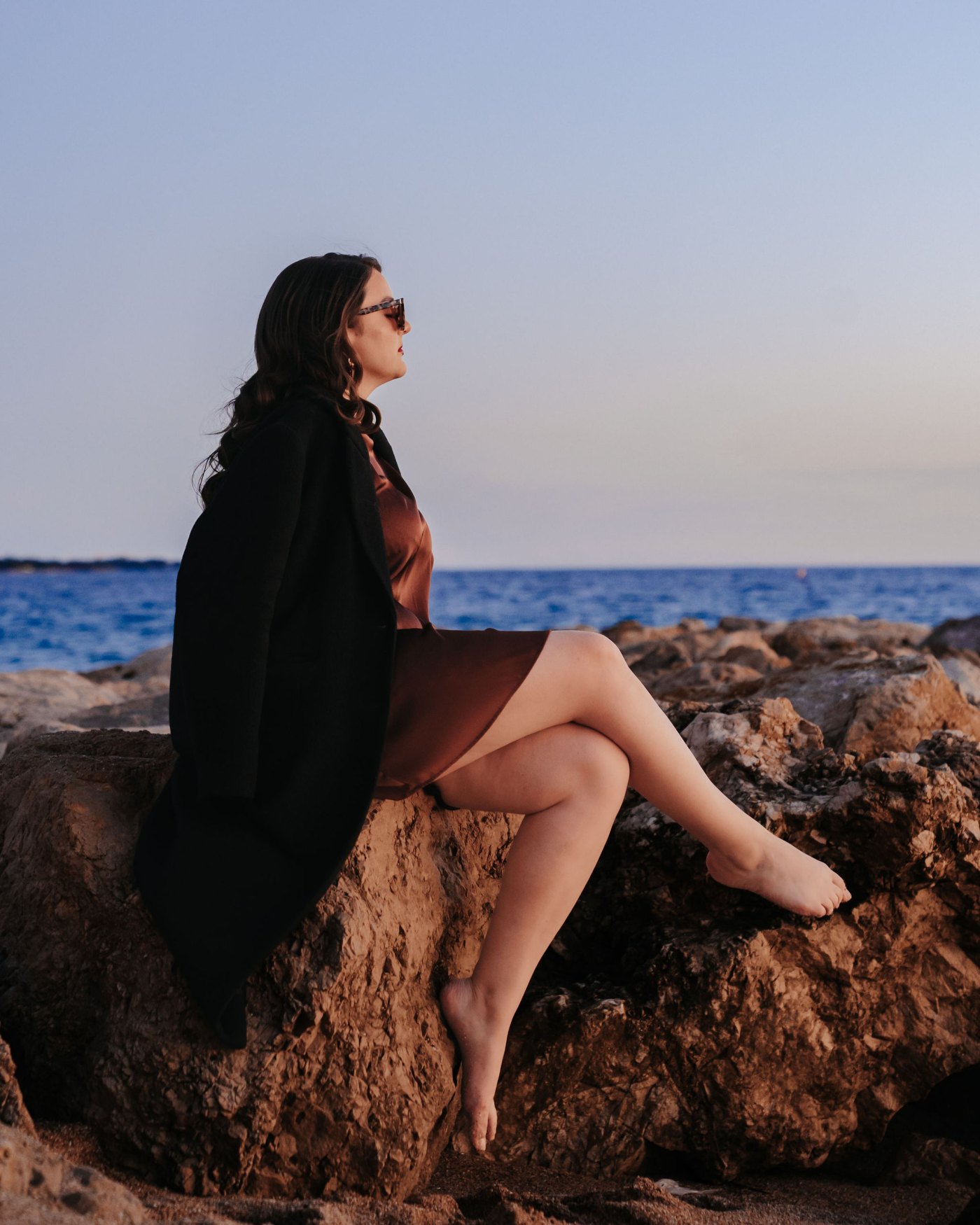 Editorial Côte d'Azur · auf den Felsen der Pointe de l'Aiguille