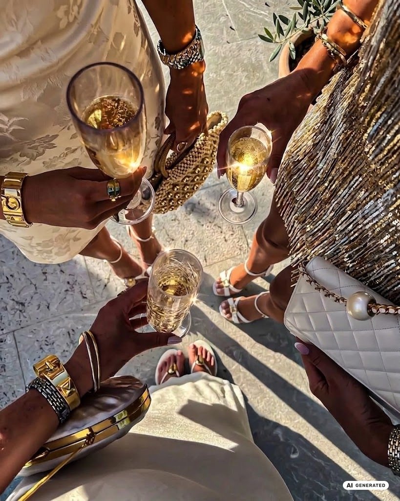 Visión IA · The Editorial Event: brindis con champán