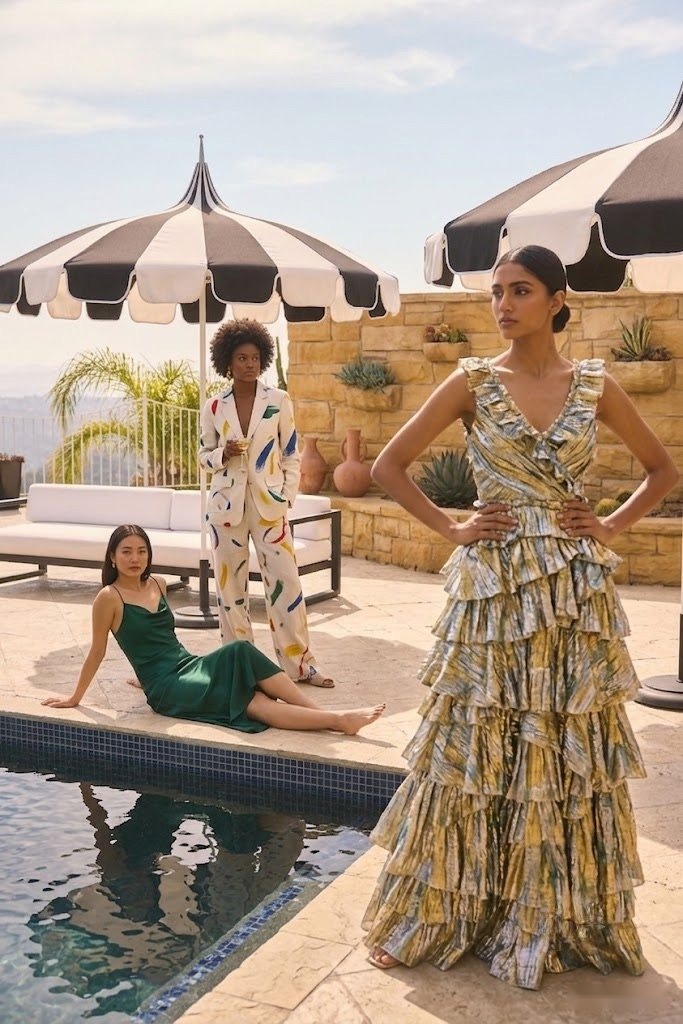 Vision-Bild aus meinem Lookbook, mit KI entworfen · The Editorial Event Mallorca