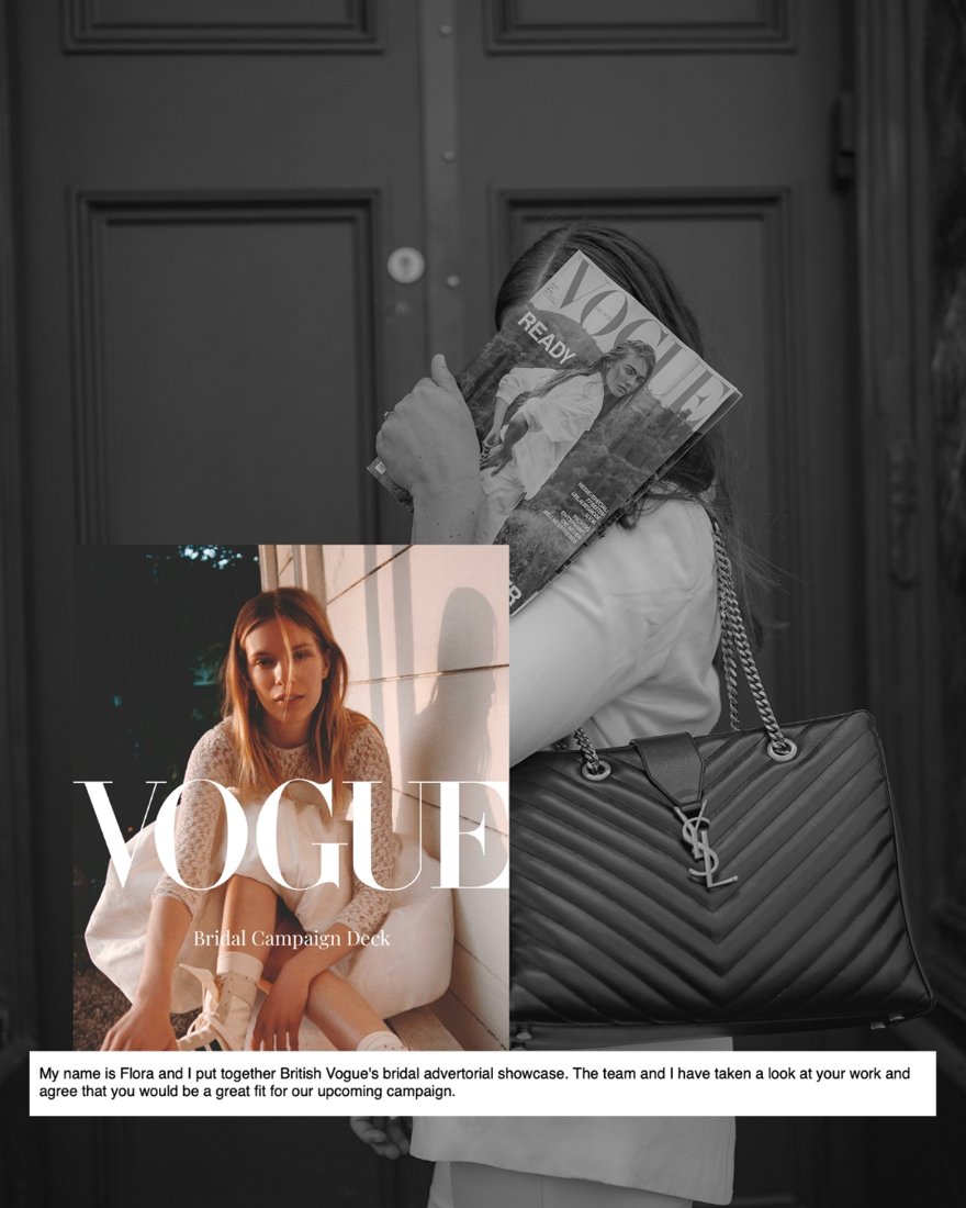 Vogue Cover in Szene