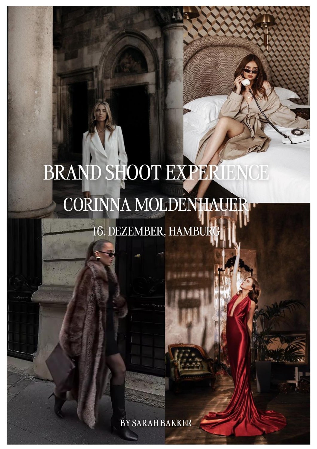 Lookbook Hamburg · Cover Brand Shoot Experience Corinna Moldenhauer, 16. Dezember Hamburg