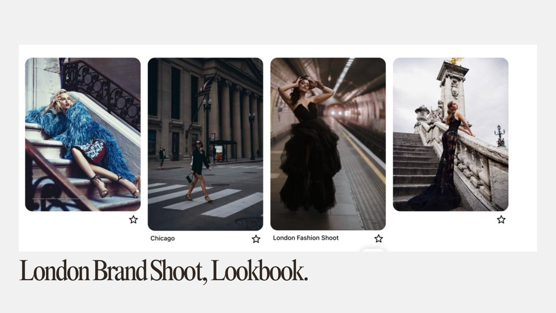 Lookbook London · Cover London Brand Shoot