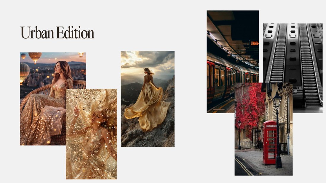Lookbook London · Urban Edition in Gold