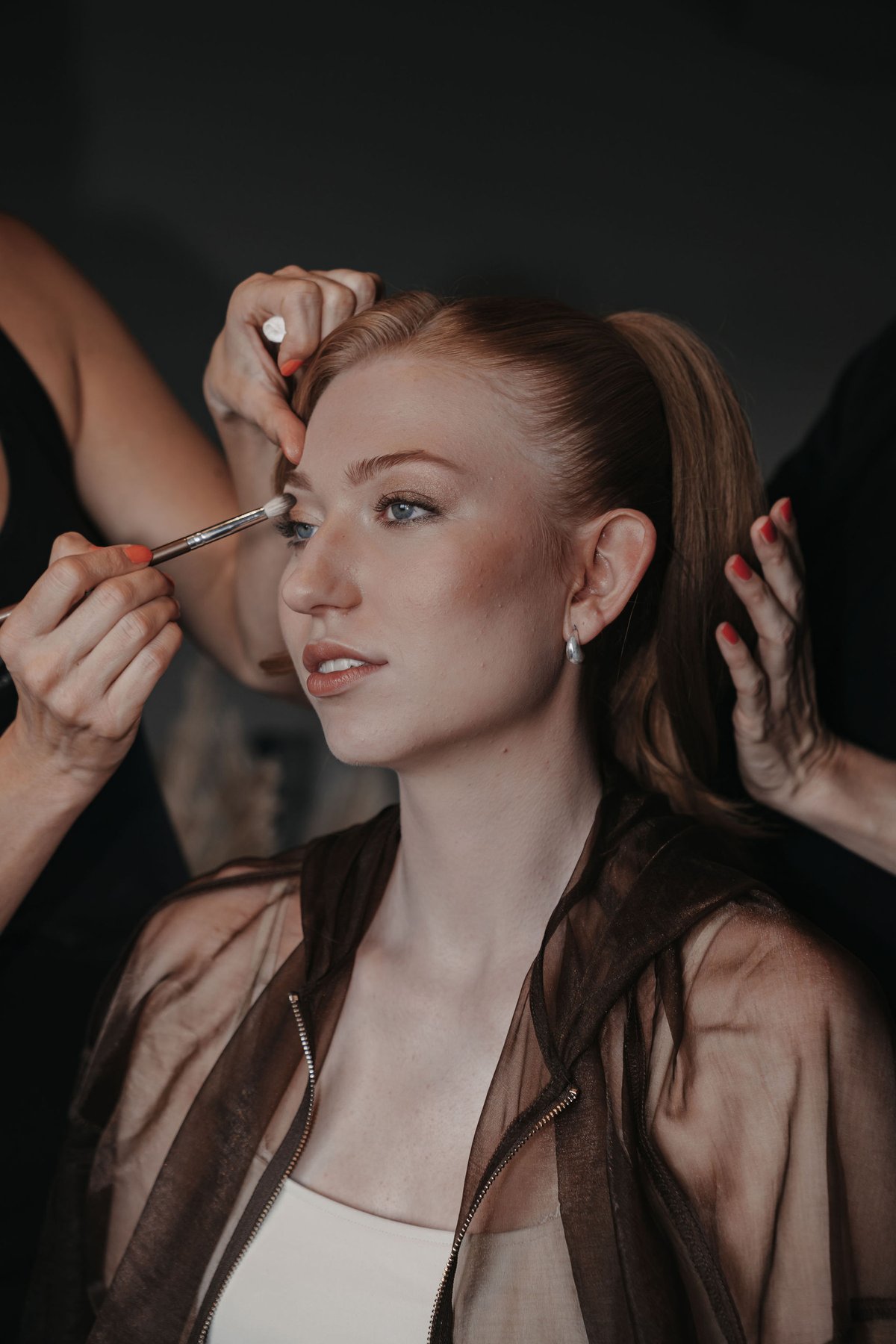 Behind the Scenes Sylt · Hair und Make-up am Set