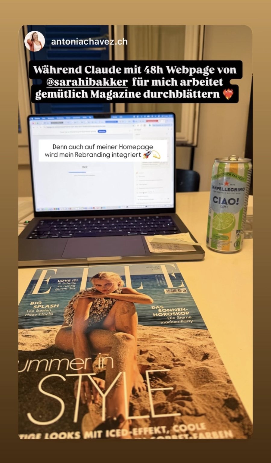Story einer Kundin, w&auml;hrend ihre Website in 48 Stunden entsteht