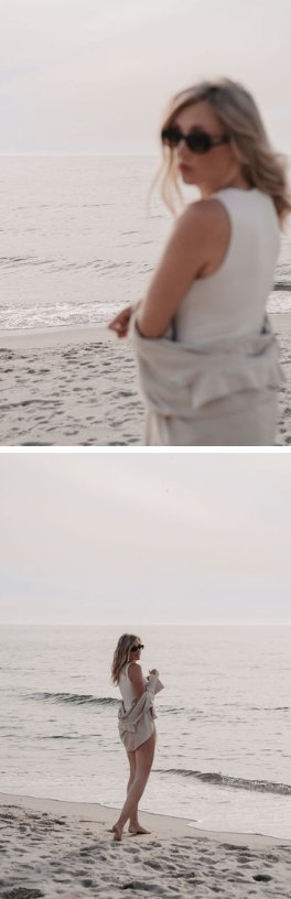 Insights vom Strand · High Fashion Posen am Meer von Sylt